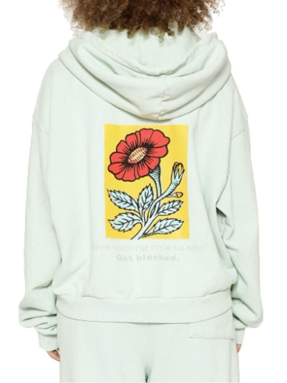 Boys Lie Have Nothing Nice To Say Cropped Hoodie